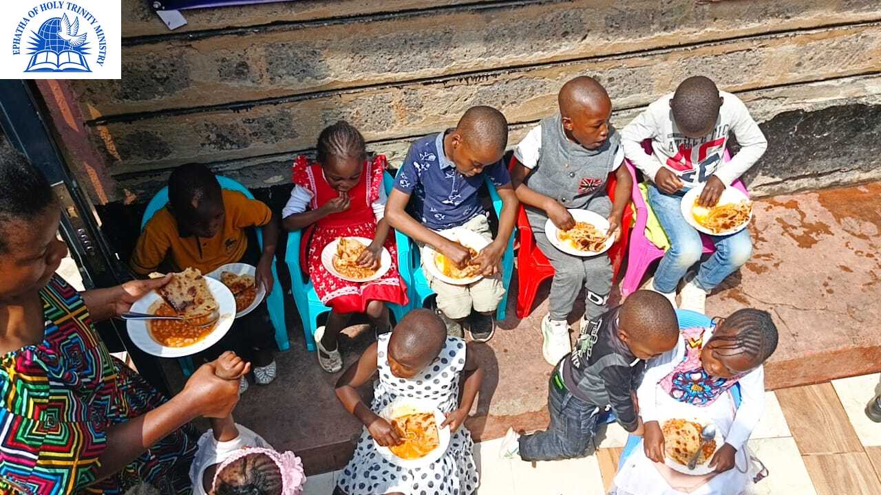 Kids Receiving Meals
